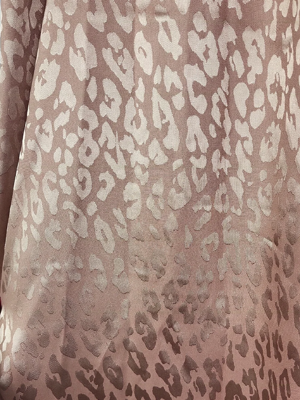 Show Me Your‎ Mumu Satin Leopard Jacquard Pajama Pants — Rose. Size L
